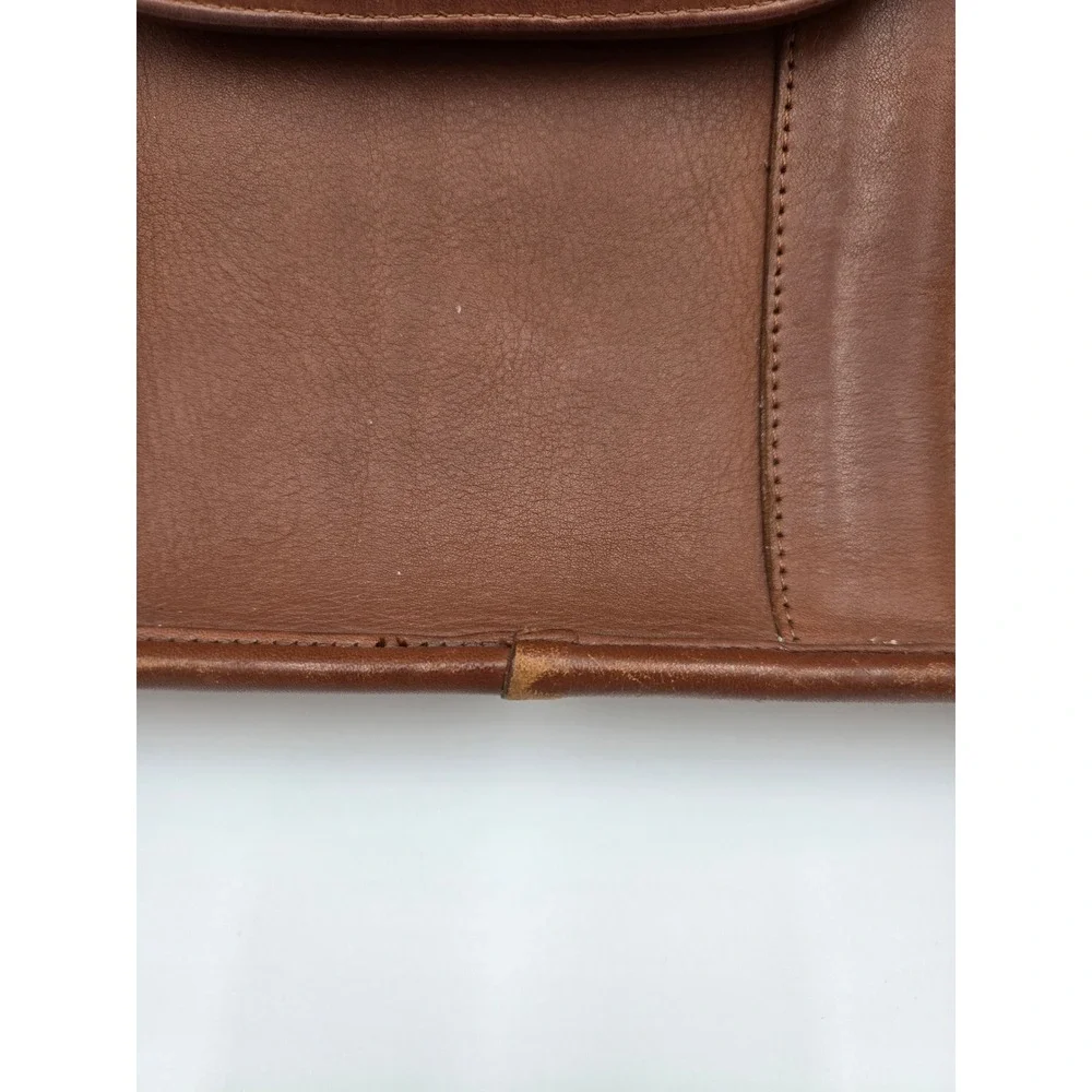 Vintage Coach Embassy Briefcase 5090‎ British Tan Leather Messenger Bag USA Made